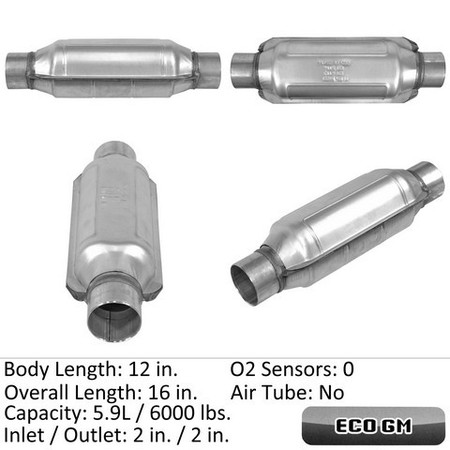 EASTERN CONVERTERS Fed/Epa Semi-Universal Cat Converter, 99774 99774